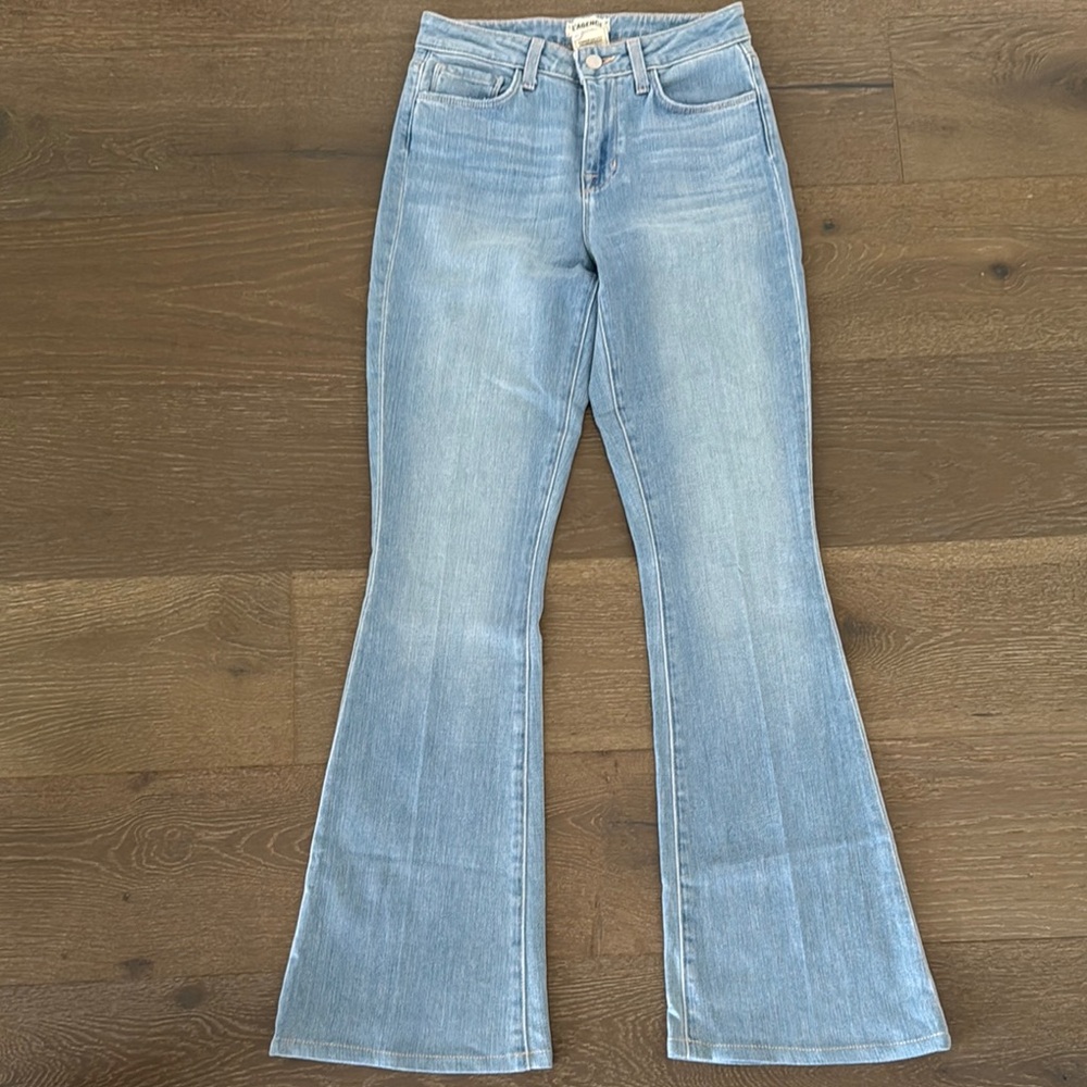 L'AGENCE Blue Flare Jeans